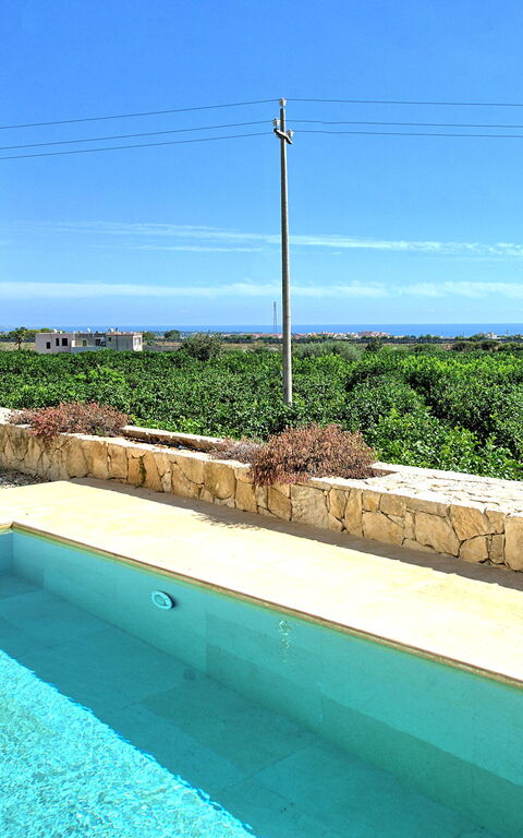 Tenuta Olearum: bassin, Été, Extérieur