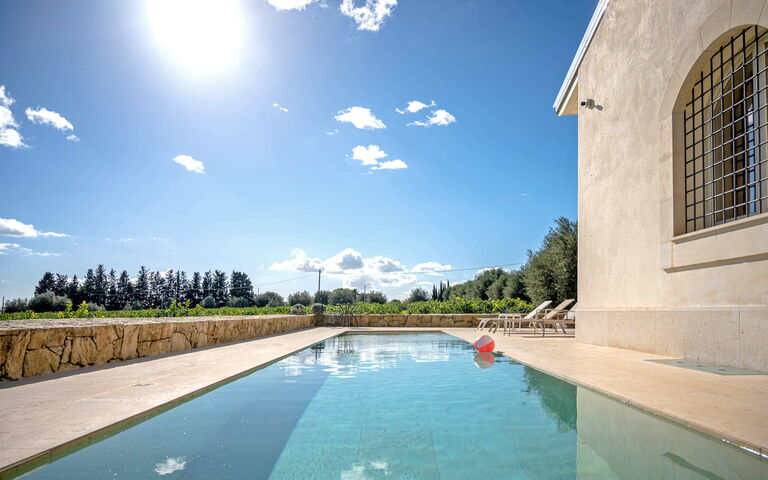 Tenuta Olearum: bassin, Été, Vues