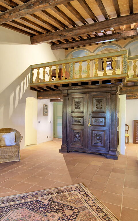 Villa Paneretta: chambre à coucher