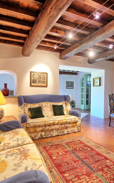 Villa Paneretta: Salle à manger, Salon