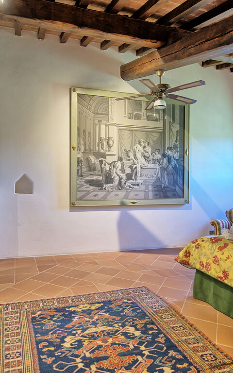 Villa Paneretta: chambre à coucher