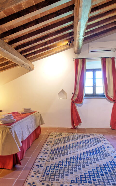 Villa Paneretta: chambre à coucher
