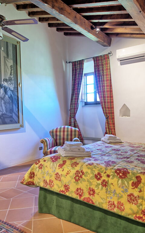 Villa Paneretta: chambre à coucher