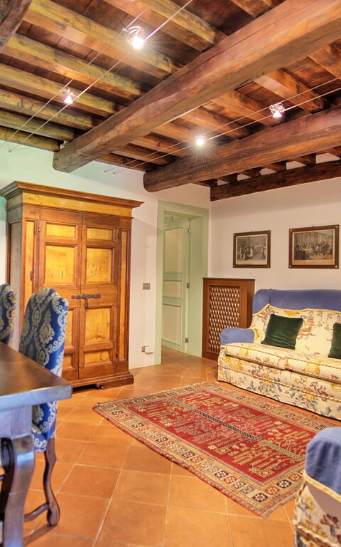 Villa Paneretta: Salle à manger, Salon