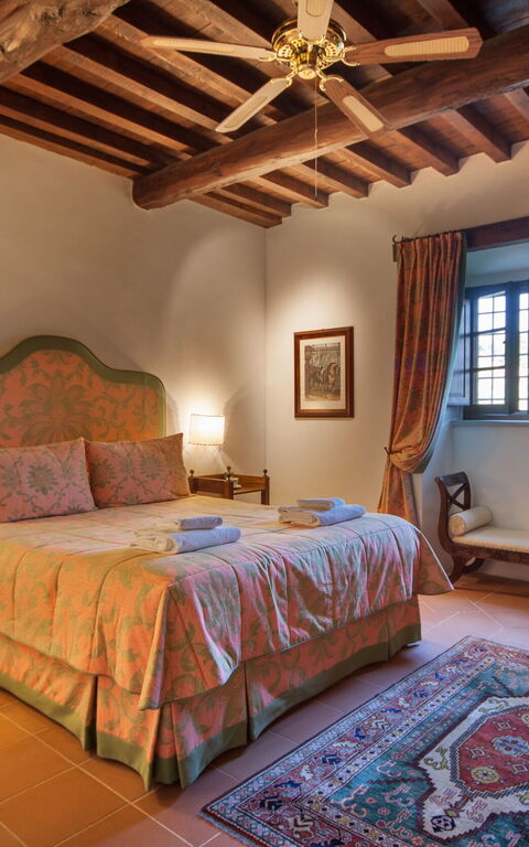 Villa Paneretta: chambre à coucher