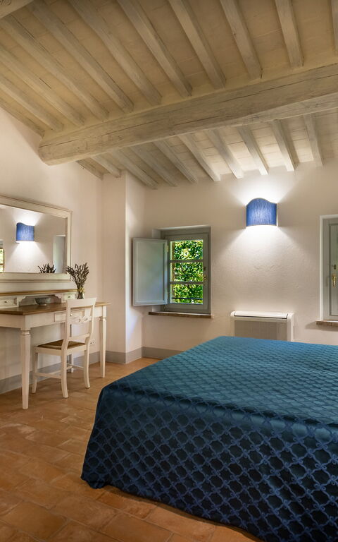 Villa Lucarella: chambre à coucher