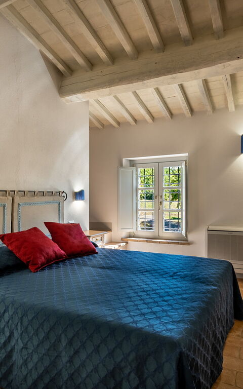 Villa Lucarella: chambre à coucher