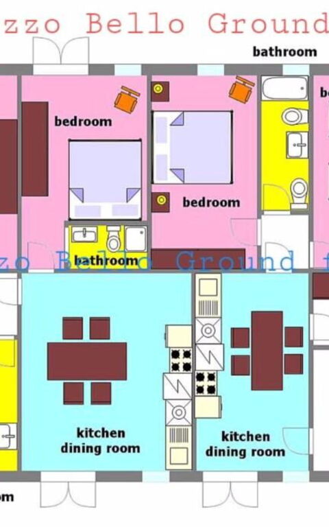 Palazzo Bello: Planimétrie