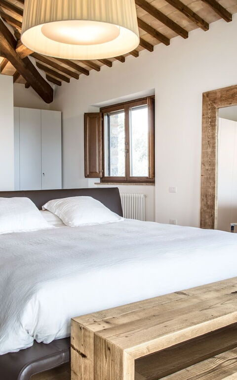 Villa Chiugi: chambre à coucher