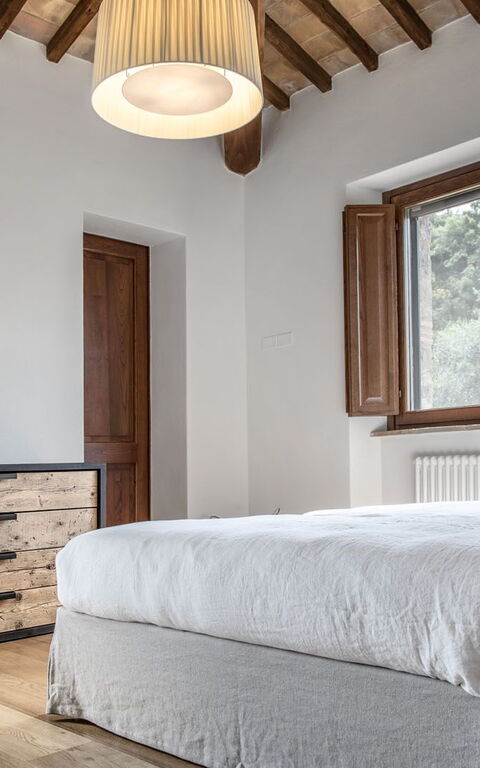 Villa Chiugi: chambre à coucher