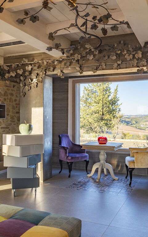 Villa Campana: Salon