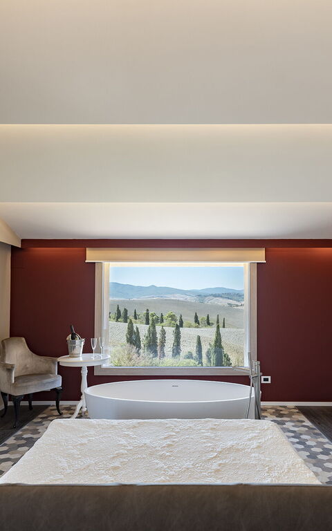 Villa Campana: chambre à coucher