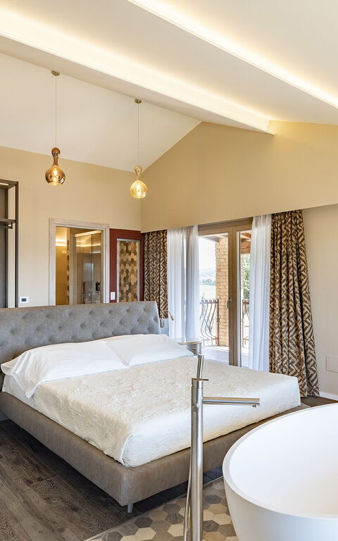 Villa Campana: chambre à coucher