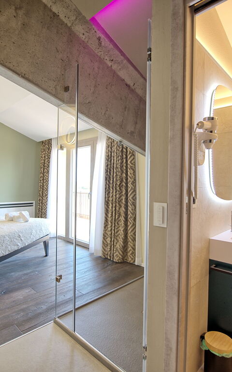 Villa Campana: chambre à coucher, Salle de bain