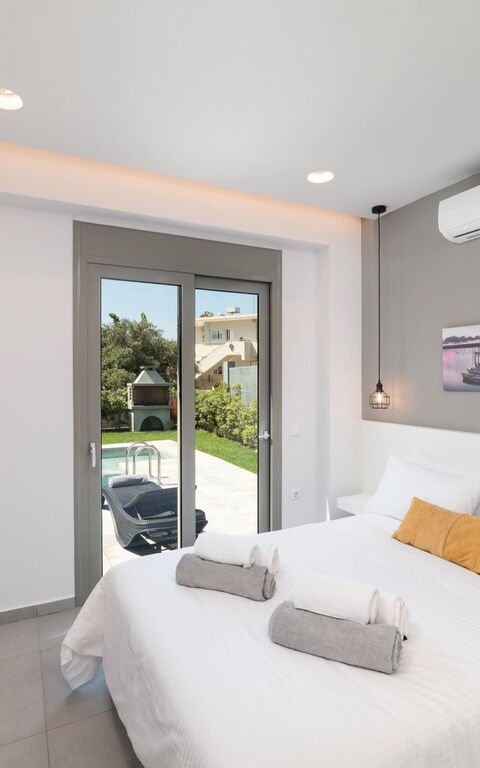 Villa Ampela: chambre à coucher