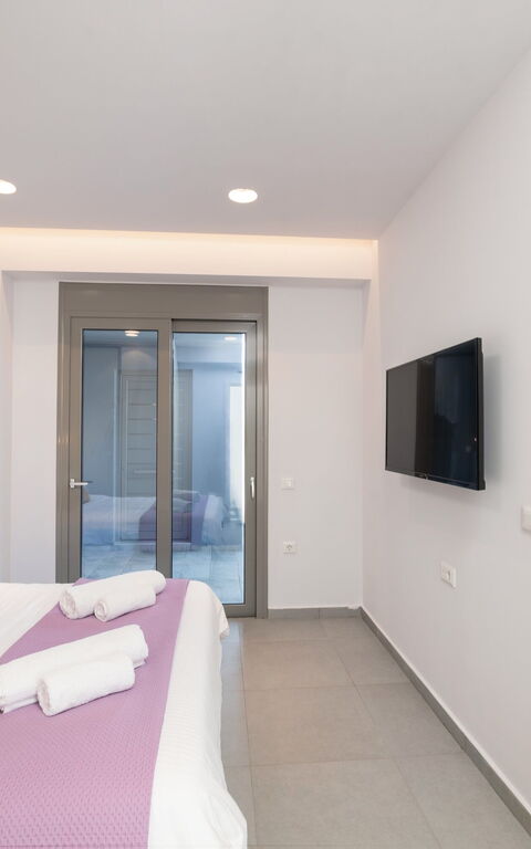 Villa Ampela: chambre à coucher