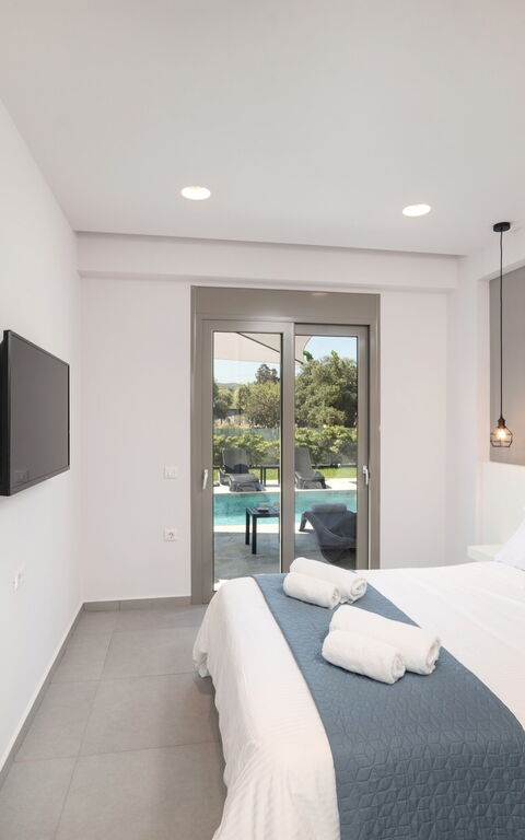 Villa Ampela: chambre à coucher