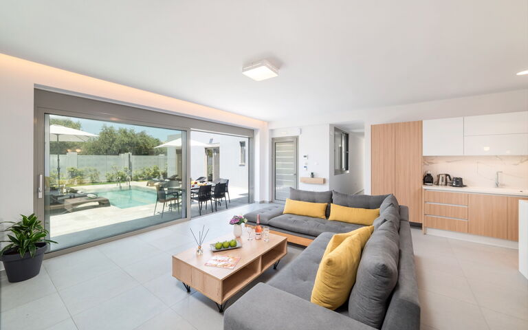 Villa Ampela: Salon