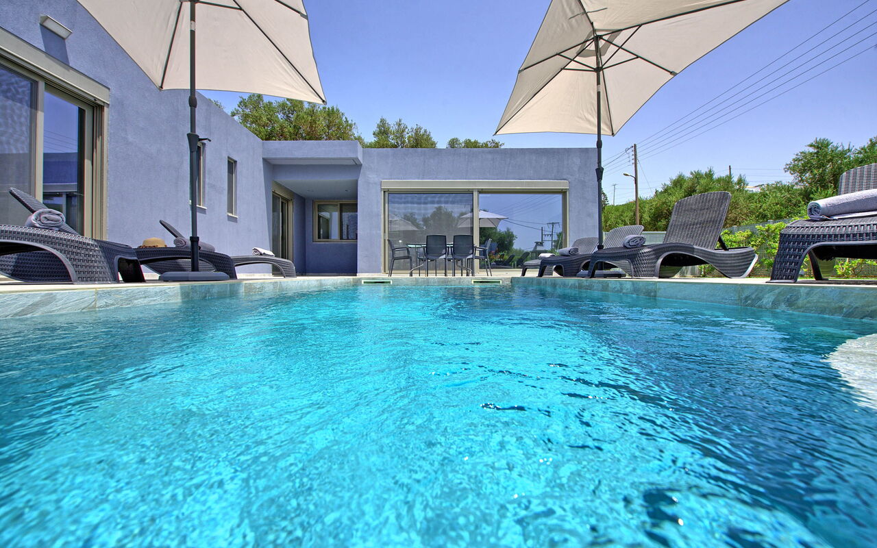 Villa Ampela: bassin, Été, Extérieur