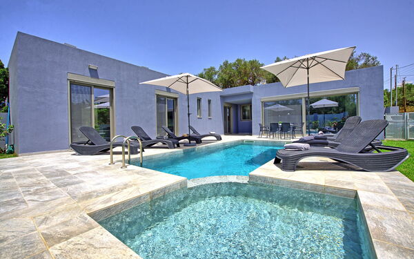 Villa Ampela: bassin, Été, Extérieur