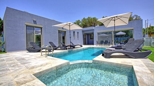 Villa Ampela: bassin, Été, Extérieur