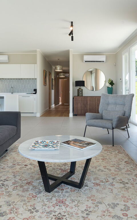 Villa Colleverde: Cuisine, Salle à manger, Salon