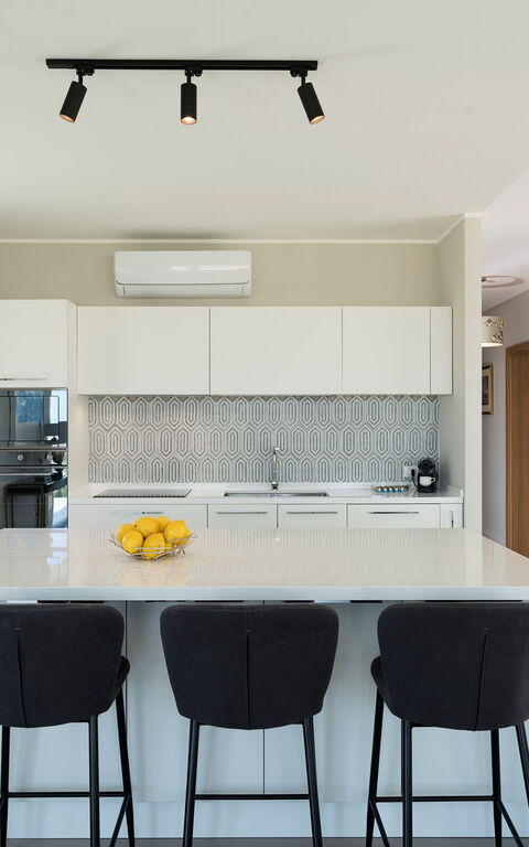 Villa Colleverde: Cuisine, Salle à manger, Salon