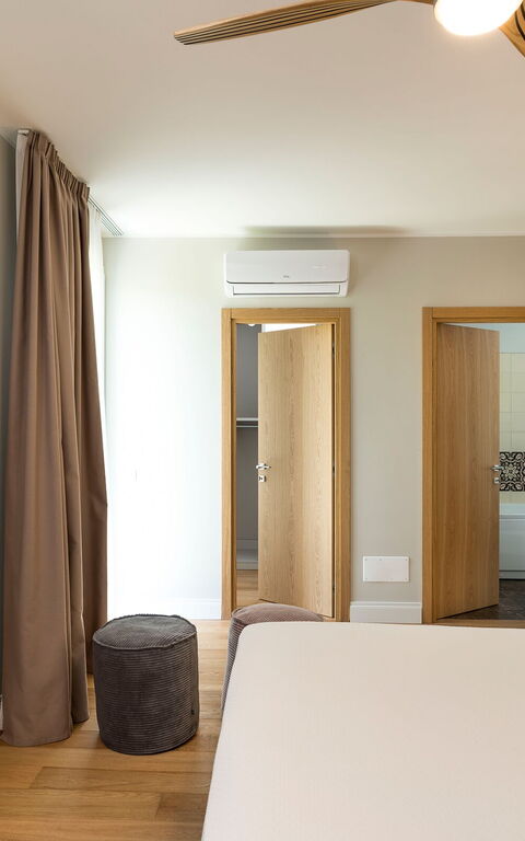 Villa Colleverde: chambre à coucher