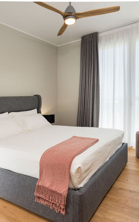 Villa Colleverde: chambre à coucher