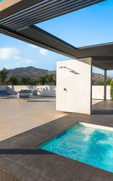 Villa Greta: Balcon / Terrasse / Patio, bassin, Jardin