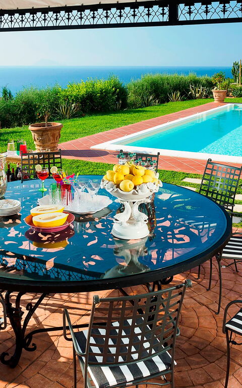 Villa Estella: Balcon / Terrasse / Patio, bassin, Extérieur