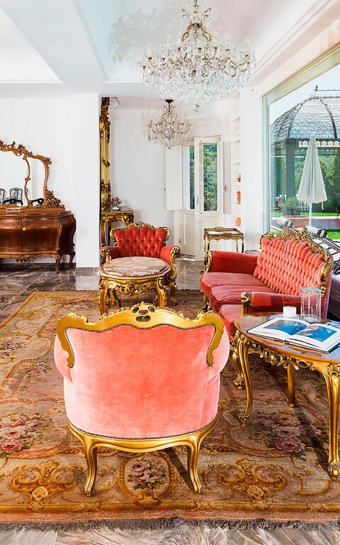 Villa Estella: Salle à manger, Salon