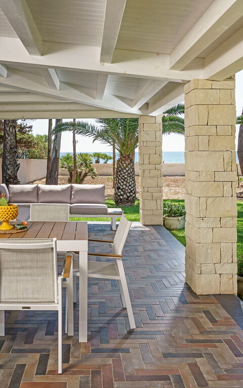 Marinella Punta Milocca: Balcon / Terrasse / Patio