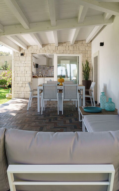 Marinella Punta Milocca: Balcon / Terrasse / Patio