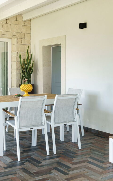 Marinella Punta Milocca: Balcon / Terrasse / Patio