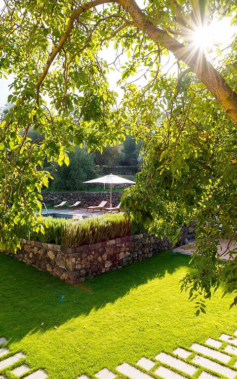 Villa Nerello: Jardin