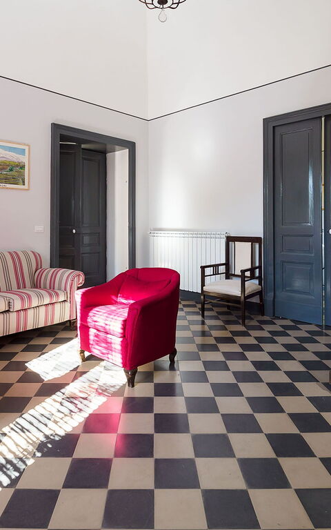 Villa Nerello: Salon