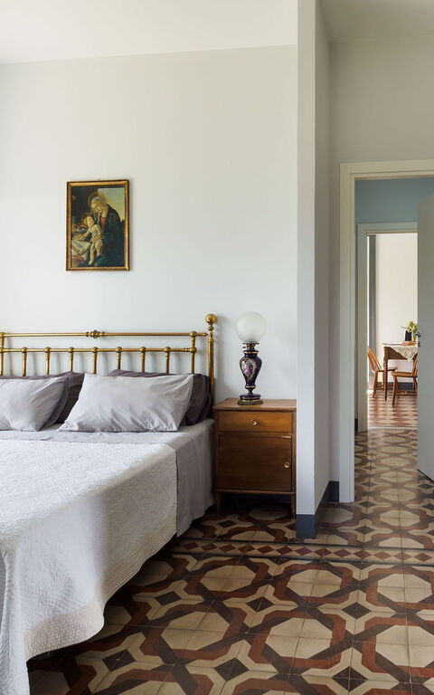 Villa Nerello: chambre à coucher