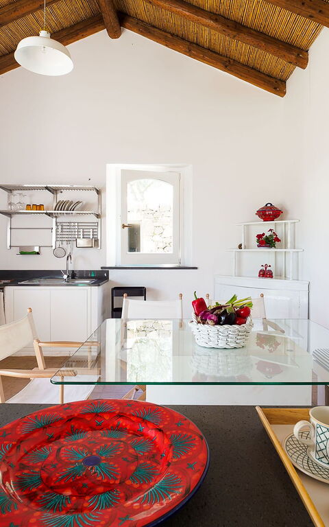 Villa Nerello: Cuisine, Salle à manger