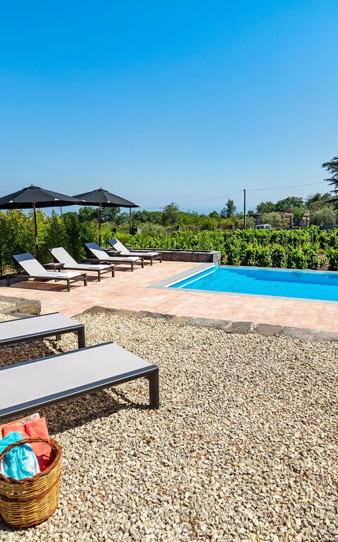 Villa Palmento Rosa: bassin