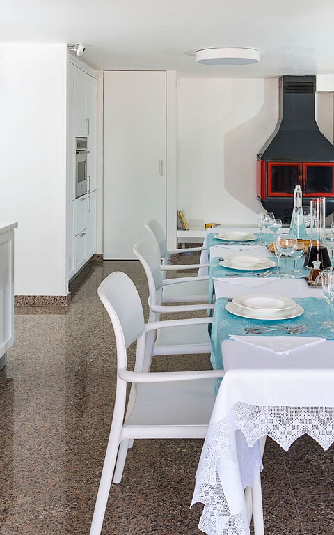 Villa Maya: Cuisine, Salle à manger