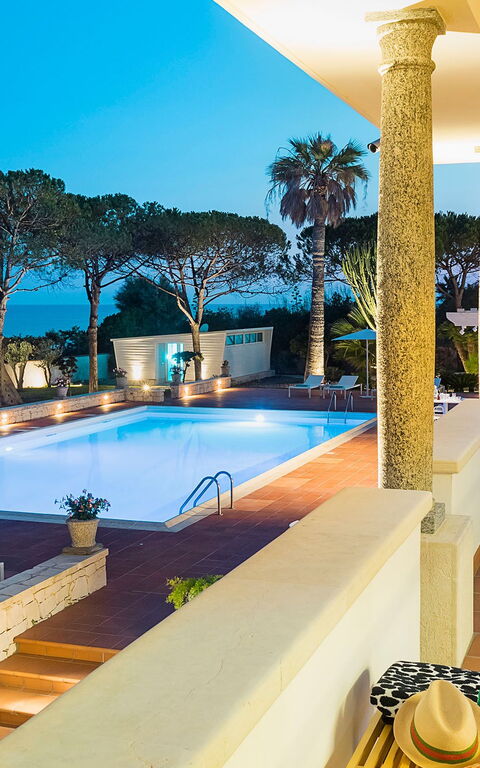 Villa Maya: Balcon / Terrasse / Patio, bassin, Extérieur