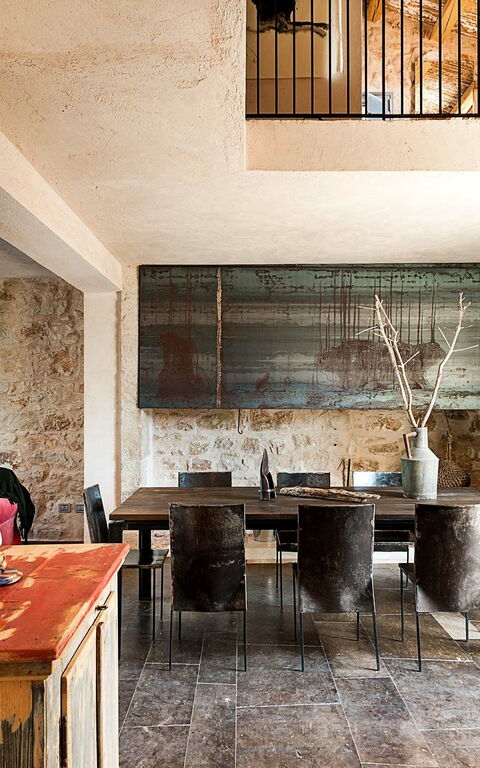 Villa Edicole: Salle à manger, Salon