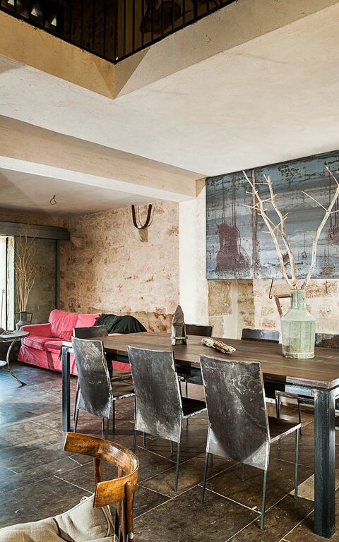 Villa Edicole: Salle à manger, Salon