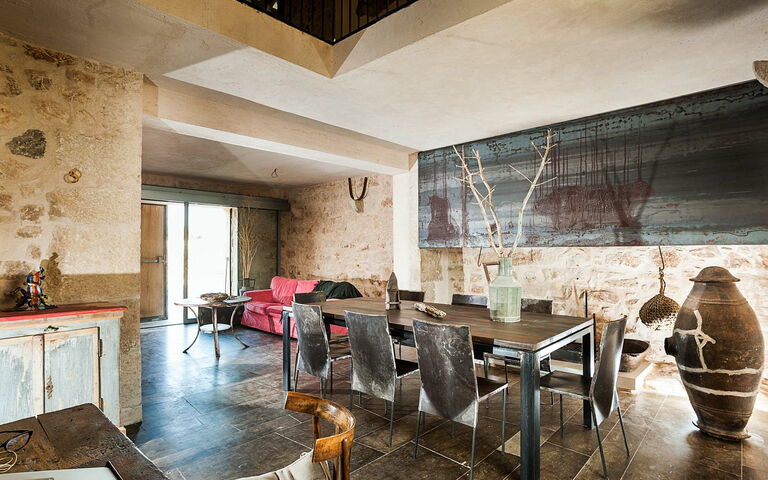 Villa Edicole: Salle à manger, Salon