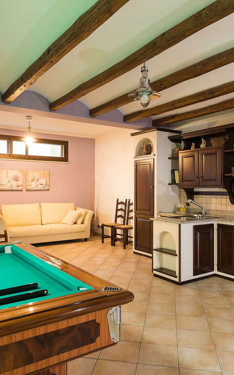 Villa Cielo: Autre salle, Cuisine, Salon