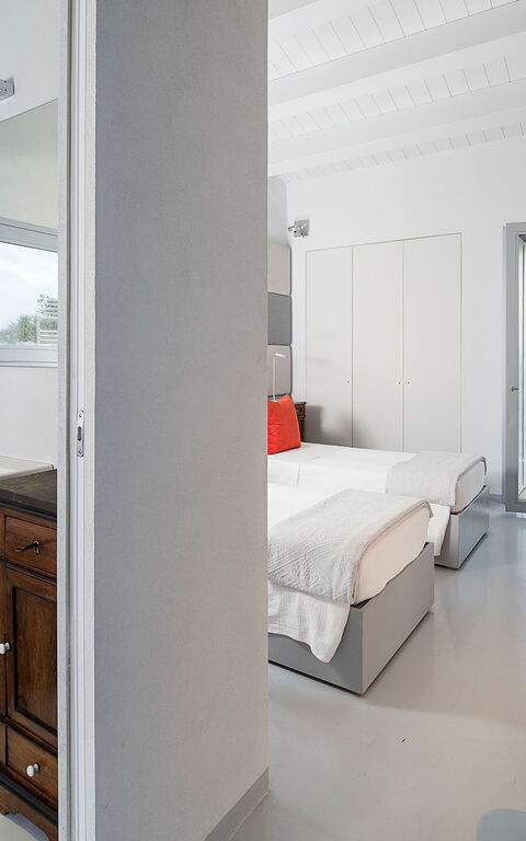 Villa Hybla: chambre à coucher, Salle de bain