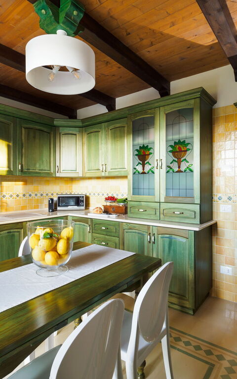 Villa Girasole: Cuisine, Salle à manger