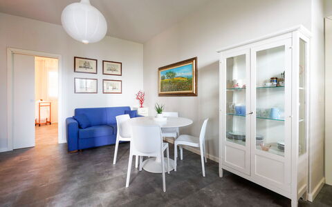 Logement Corallo: Salle à manger, Salon