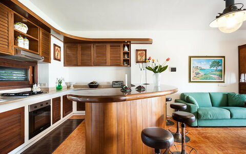 Logement Lampara: Cuisine, Salle à manger, Salon